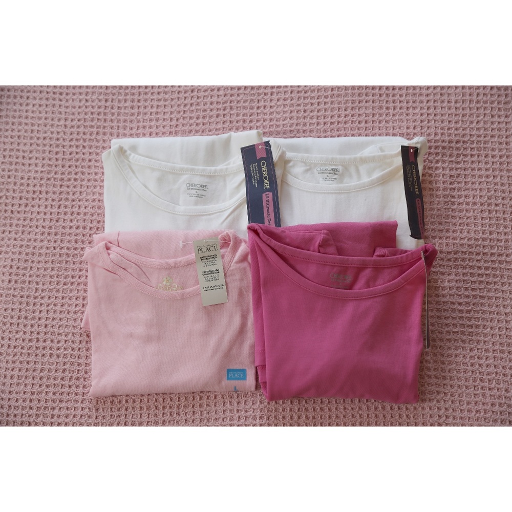 Bundle: Girls Long sleeved tee shirts (3)